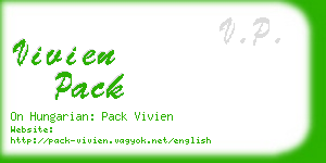 vivien pack business card